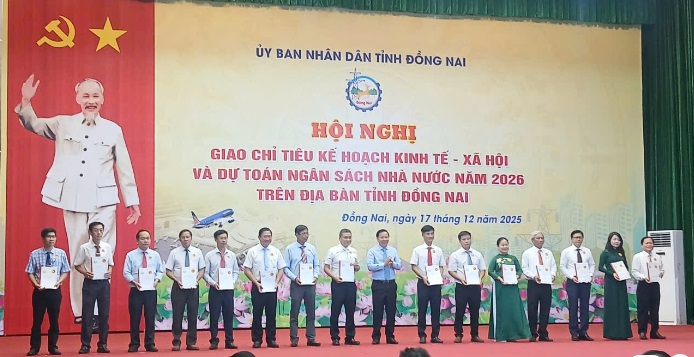Hội nghị giao chỉ tiêu kế hoạch kinh tế - xã hội và dự toán ngân sách nhà nước năm 2026.