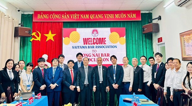 Hiệp hội Luật sư Saitama thăm và làm việc với Đoàn Luật sư tỉnh Đồng Nai tại trụ sở.