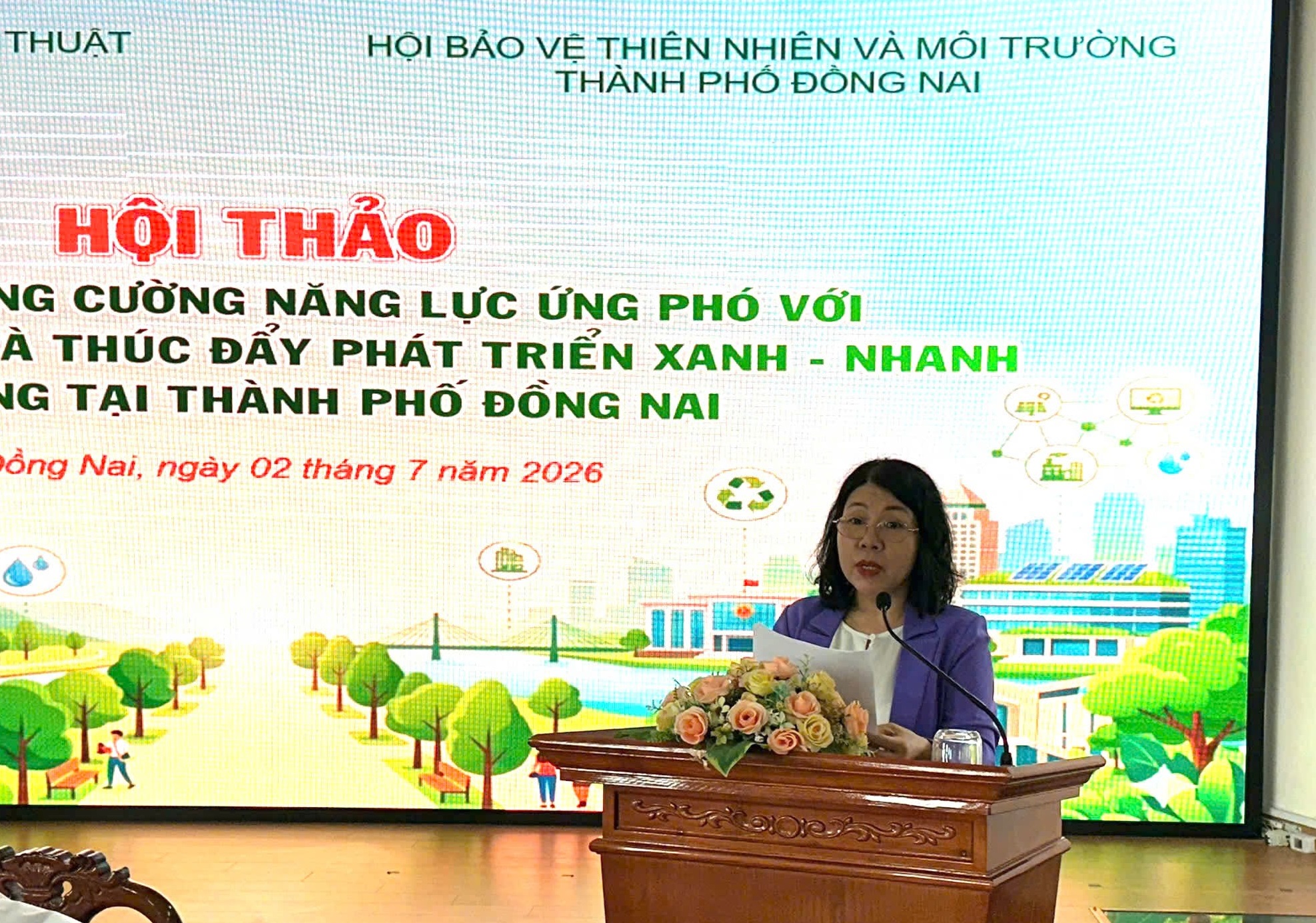 Hội thảo khoa học đề xuất nhiều giải pháp ứng phó biến đổi khí hậu, hướng tới phát triển xanh, nhanh và bền vững thành phố Đồng Nai