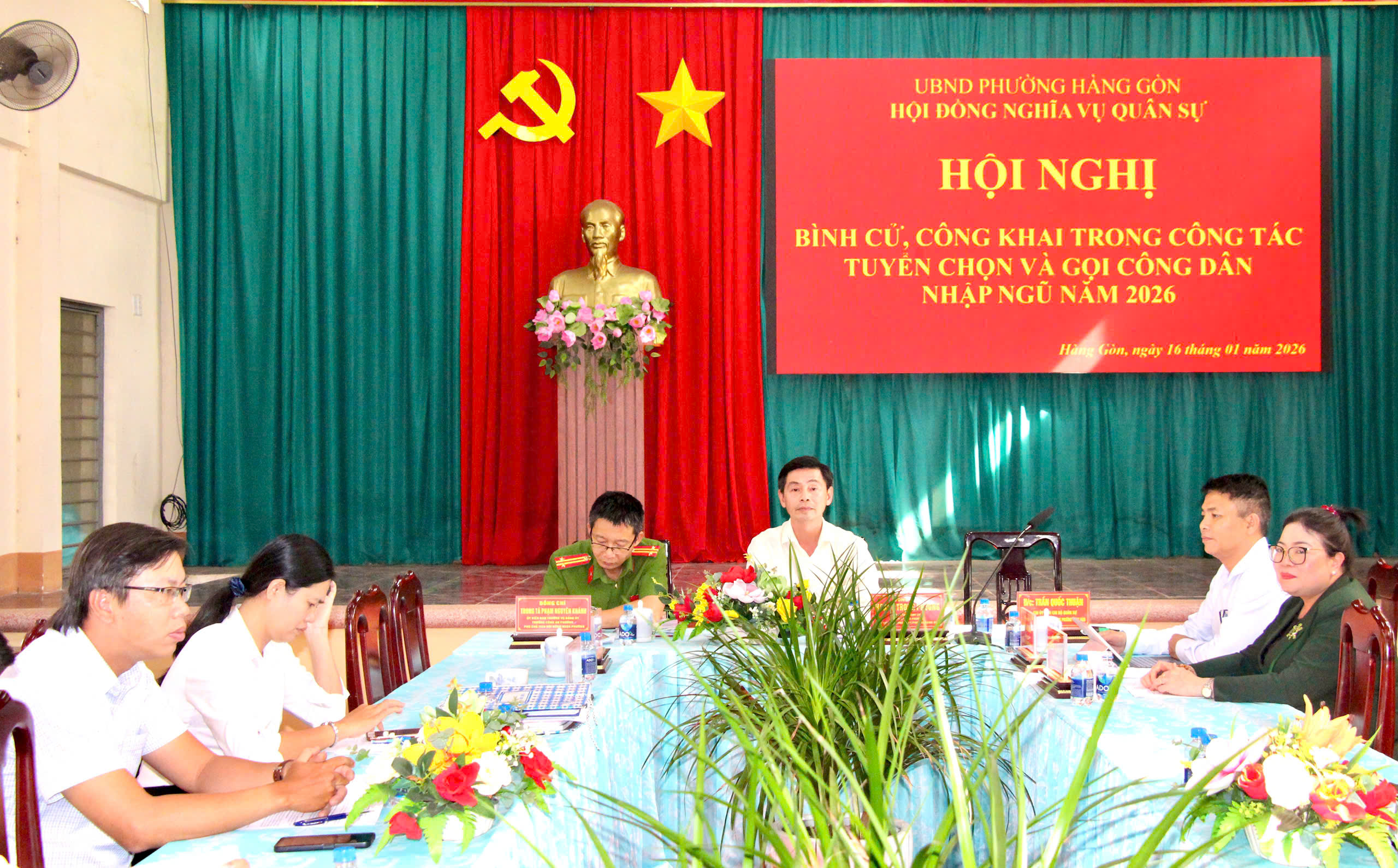 HỘI NGHỊ BÌNH CỬ CÔNG DÂN ĐẠT SỨC KHỎE NHẬP NGŨ NĂM 2026.