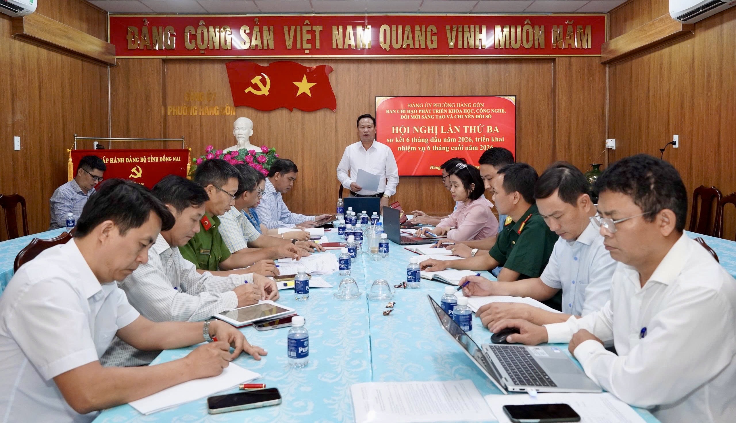 HỘI NGHỊ LẦN THỨ BA BAN CHỈ ĐẠO PHÁT TRIỂN KHOA HỌC, CÔNG NGHỆ, ĐỔI MỚI SÁNG TẠO VÀ CHUYỂN ĐỔI SỐ PHƯỜNG HÀNG GÒN.