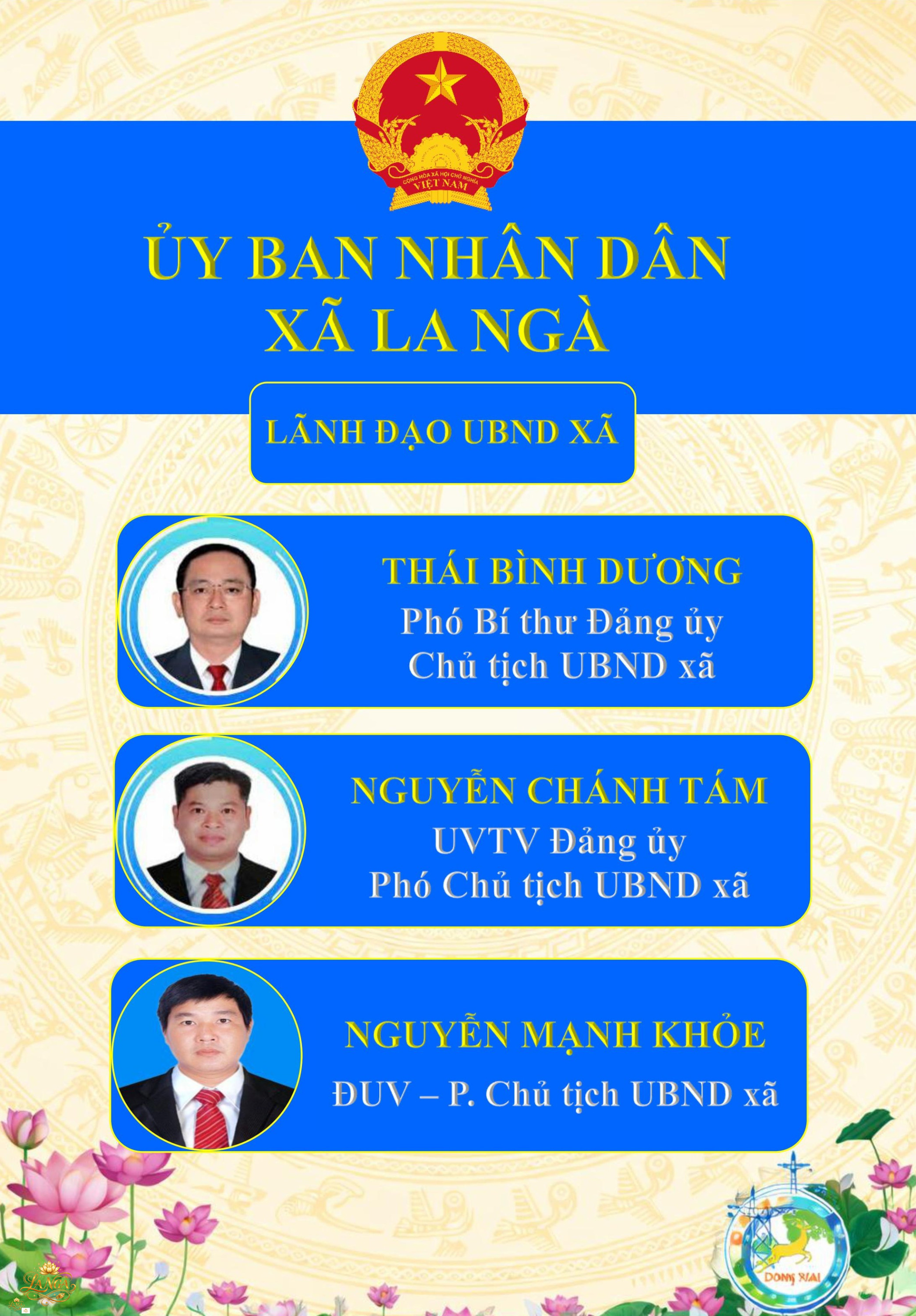 lãnh đạo UBND xã