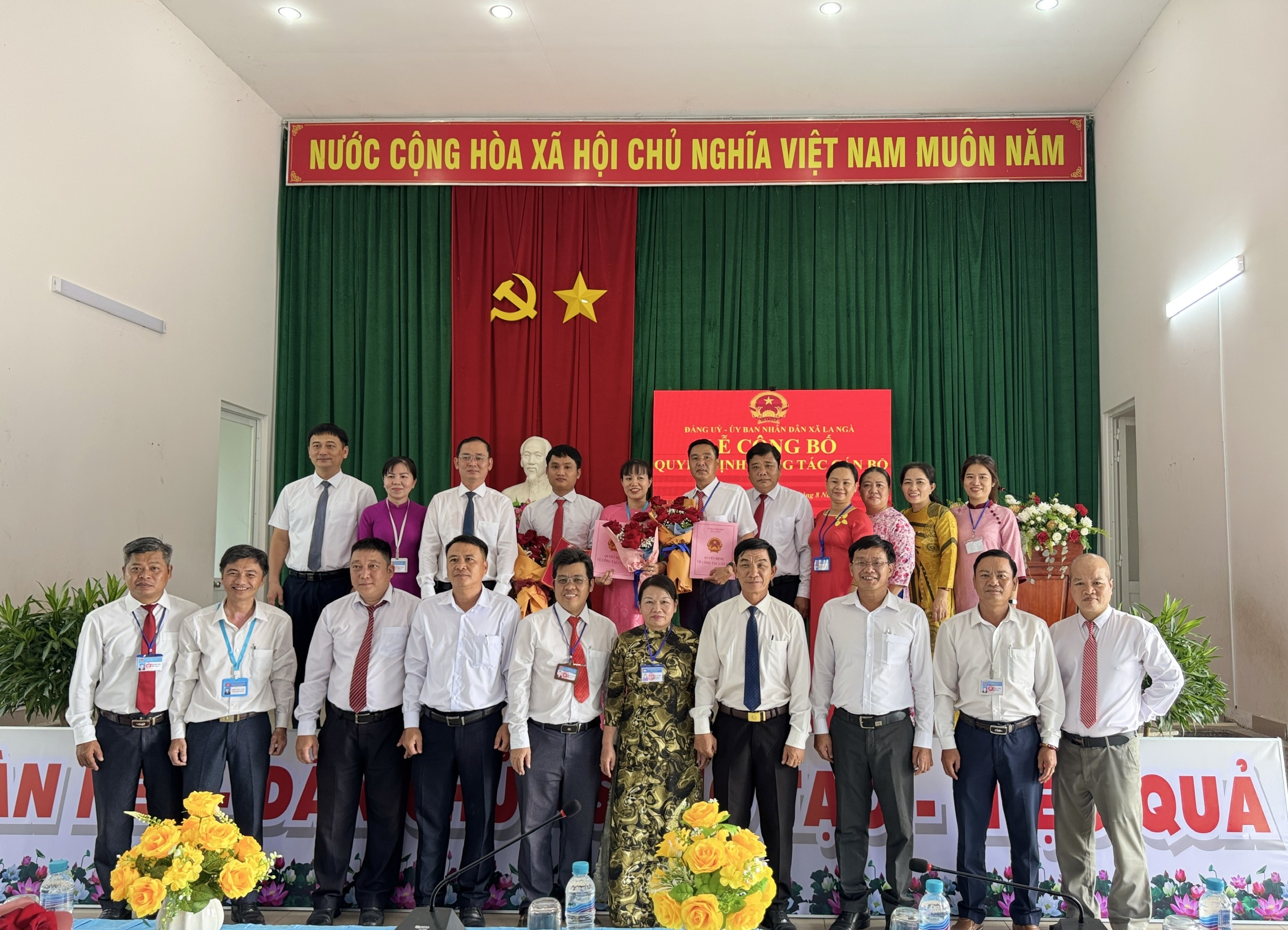 Lễ công bố các Quyết định về công tác cán bộ