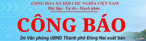Công báo TP. Đồng Nai