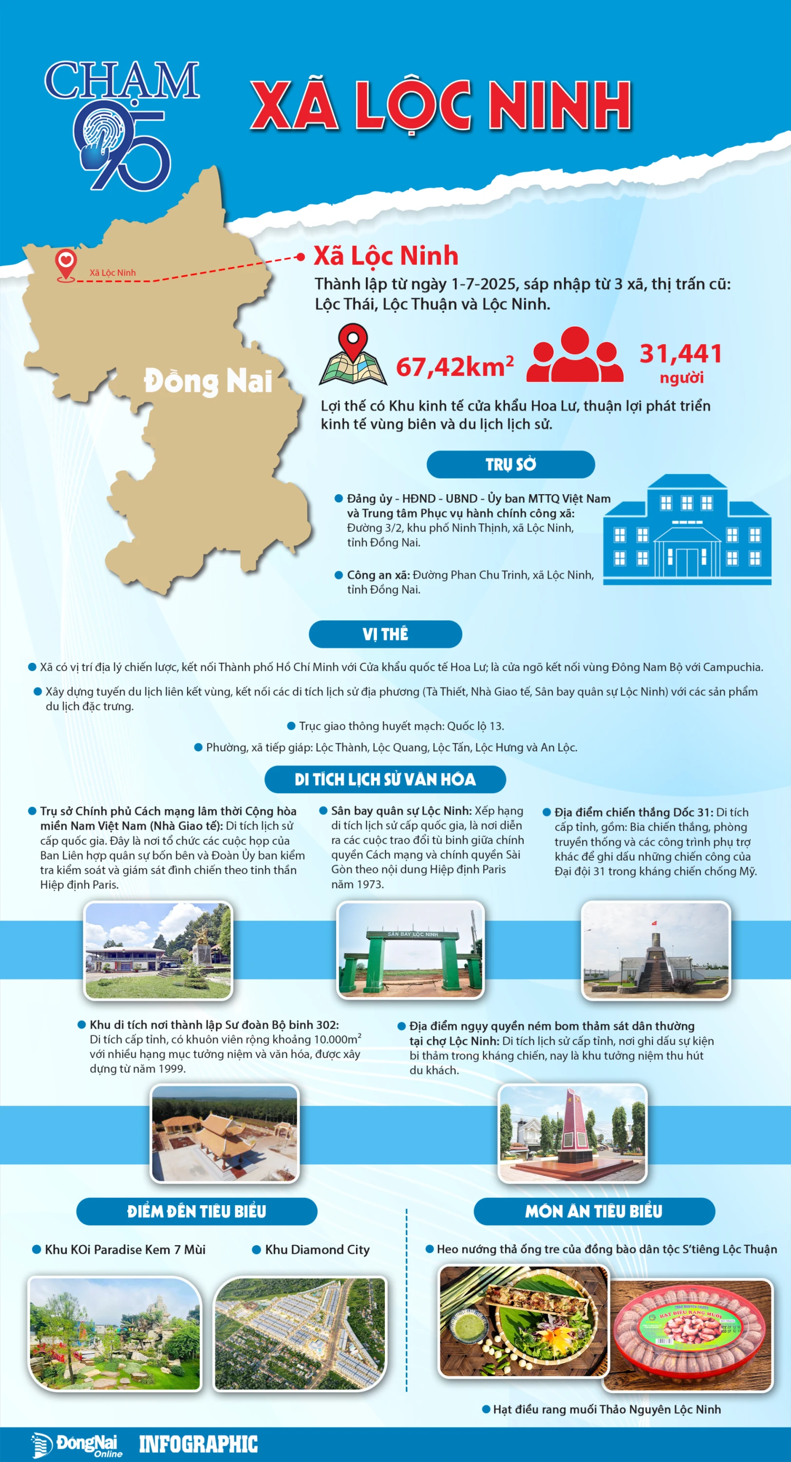 dongnai cham 95 loc ninh