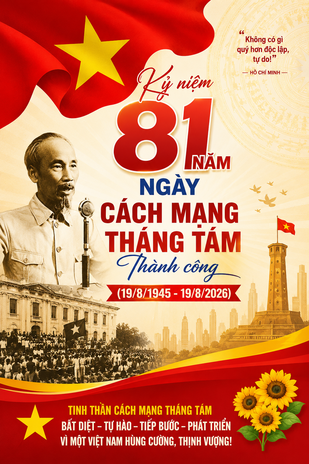 Kủ niệm 51 năm Cách Mạng Tháng 8