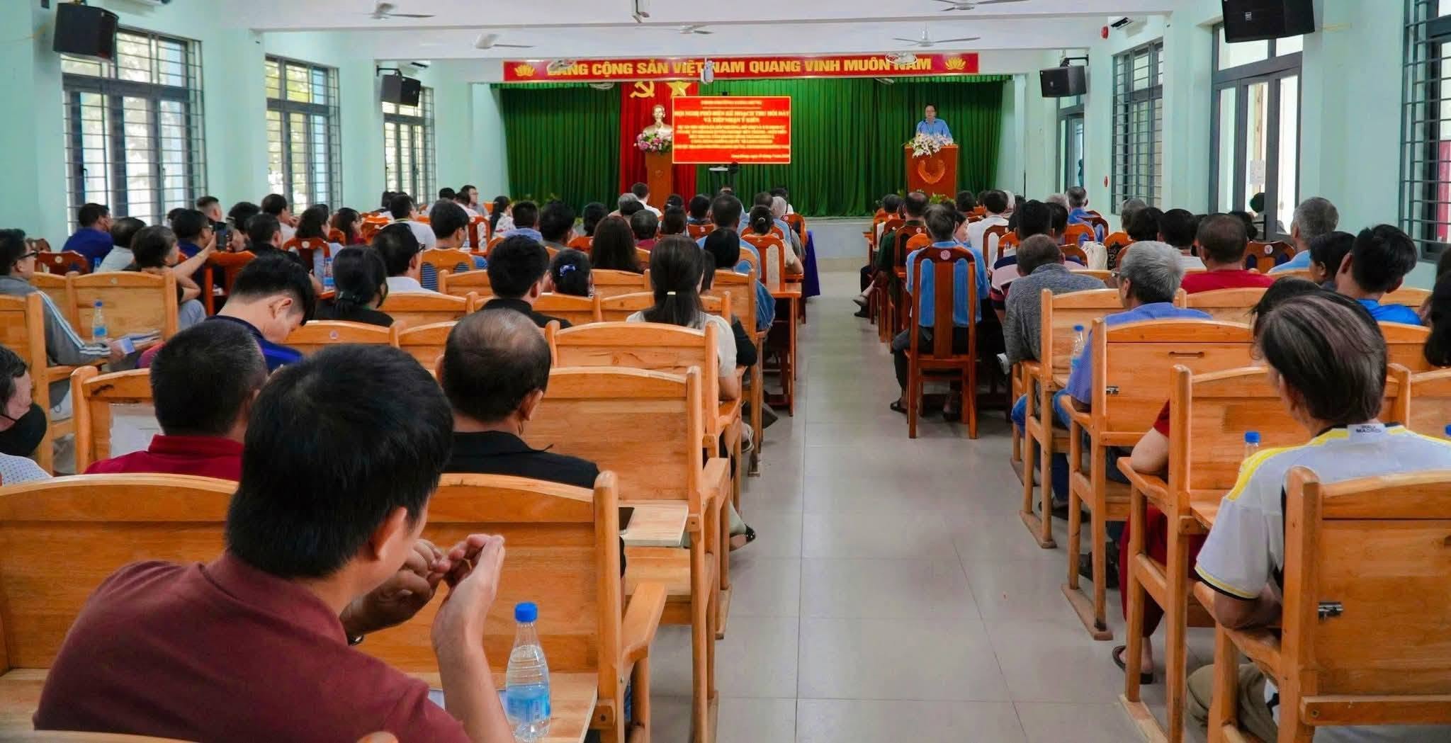 Phường Long Hưng: Hội nghị phổ biến kế hoạch thu hồi đất dự án kéo dài tuyến Metro Bến Thành – Suối Tiên