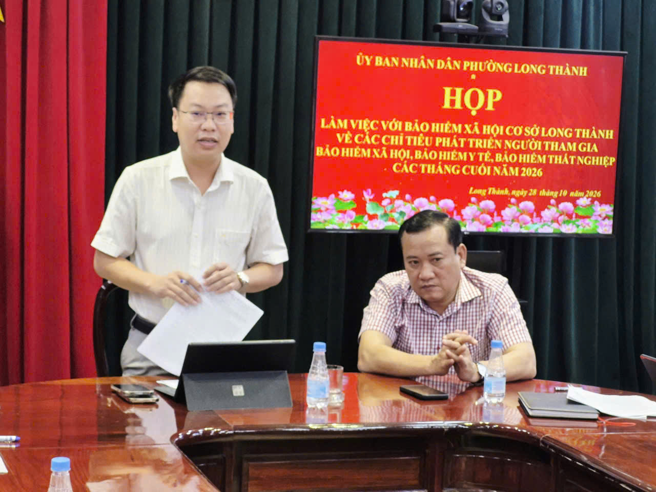 Tổ chức đánh giá tình hình thực hiện các chỉ tiêu BHXH, BHYT, BHTN 10 tháng đầu năm