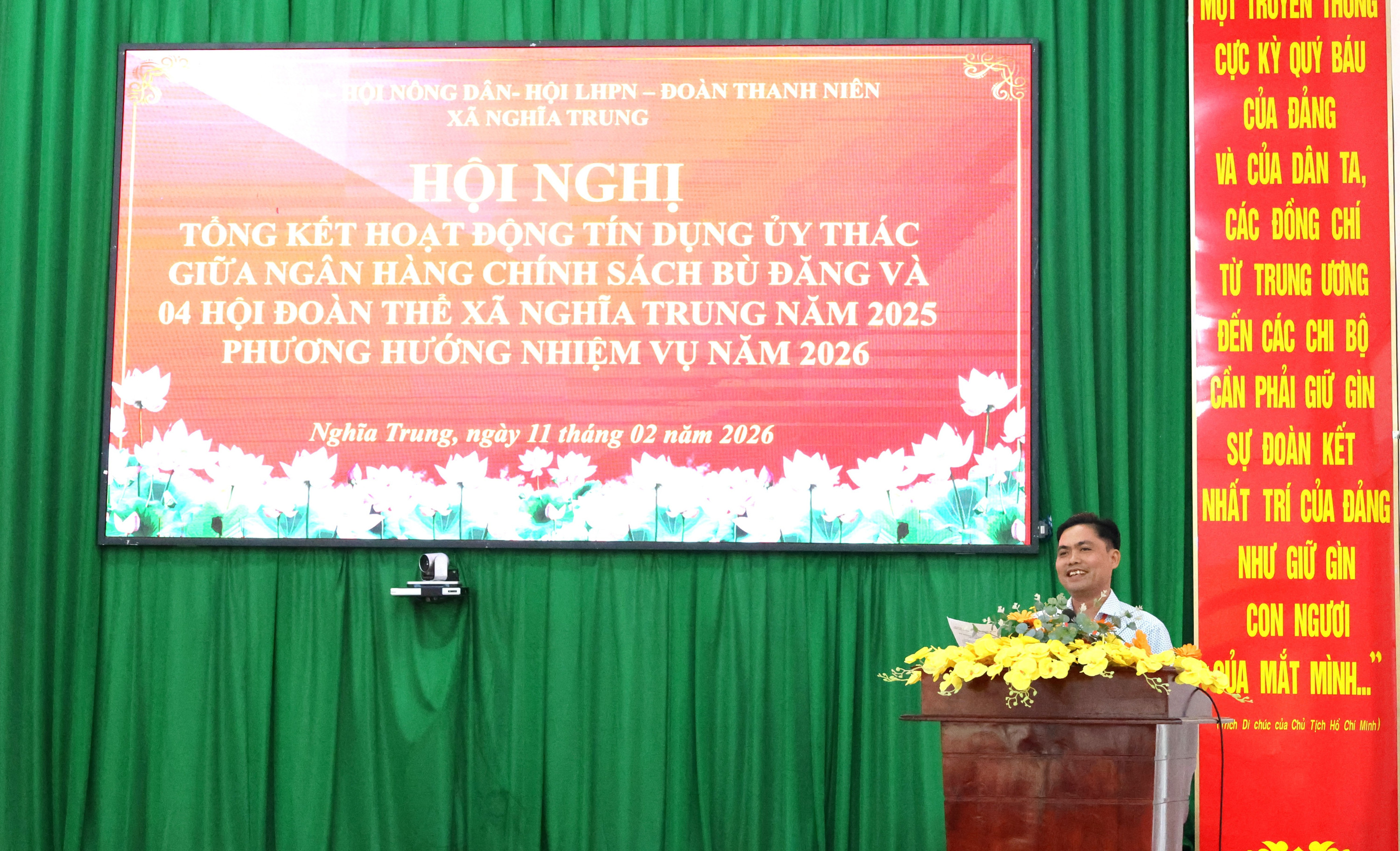 A Hải phát biểu