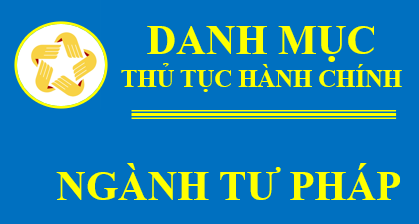 Danh mục TTHC ngành Tư pháp