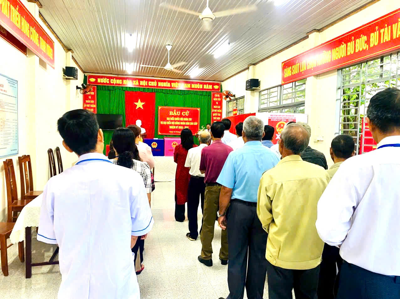 Quang cảnh Khai mạc Bầu cử