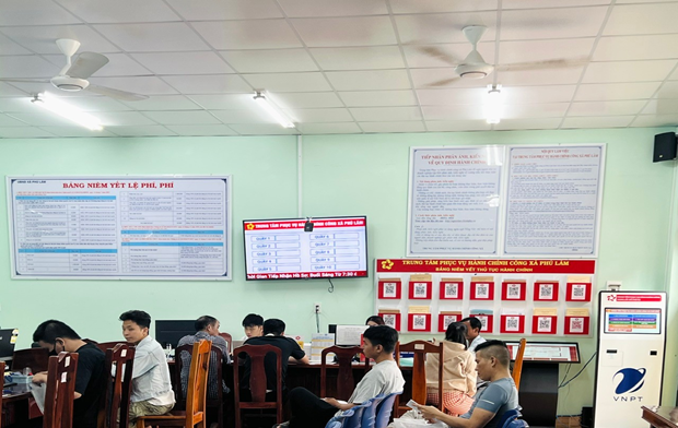 Trung tâm Phục vụ hành chính công xã Phú Lâm