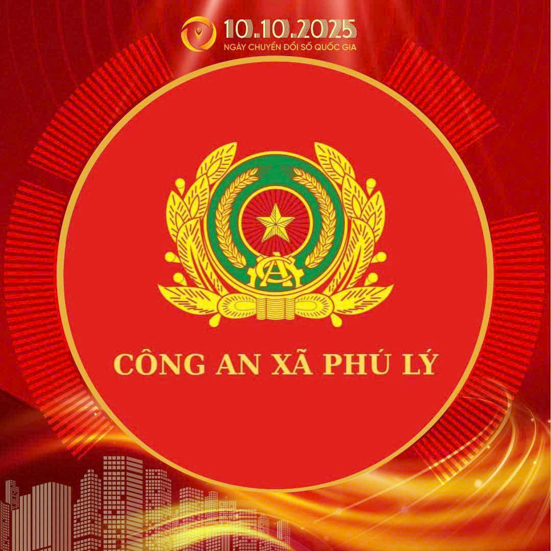 logo Công an xã Phú Lý