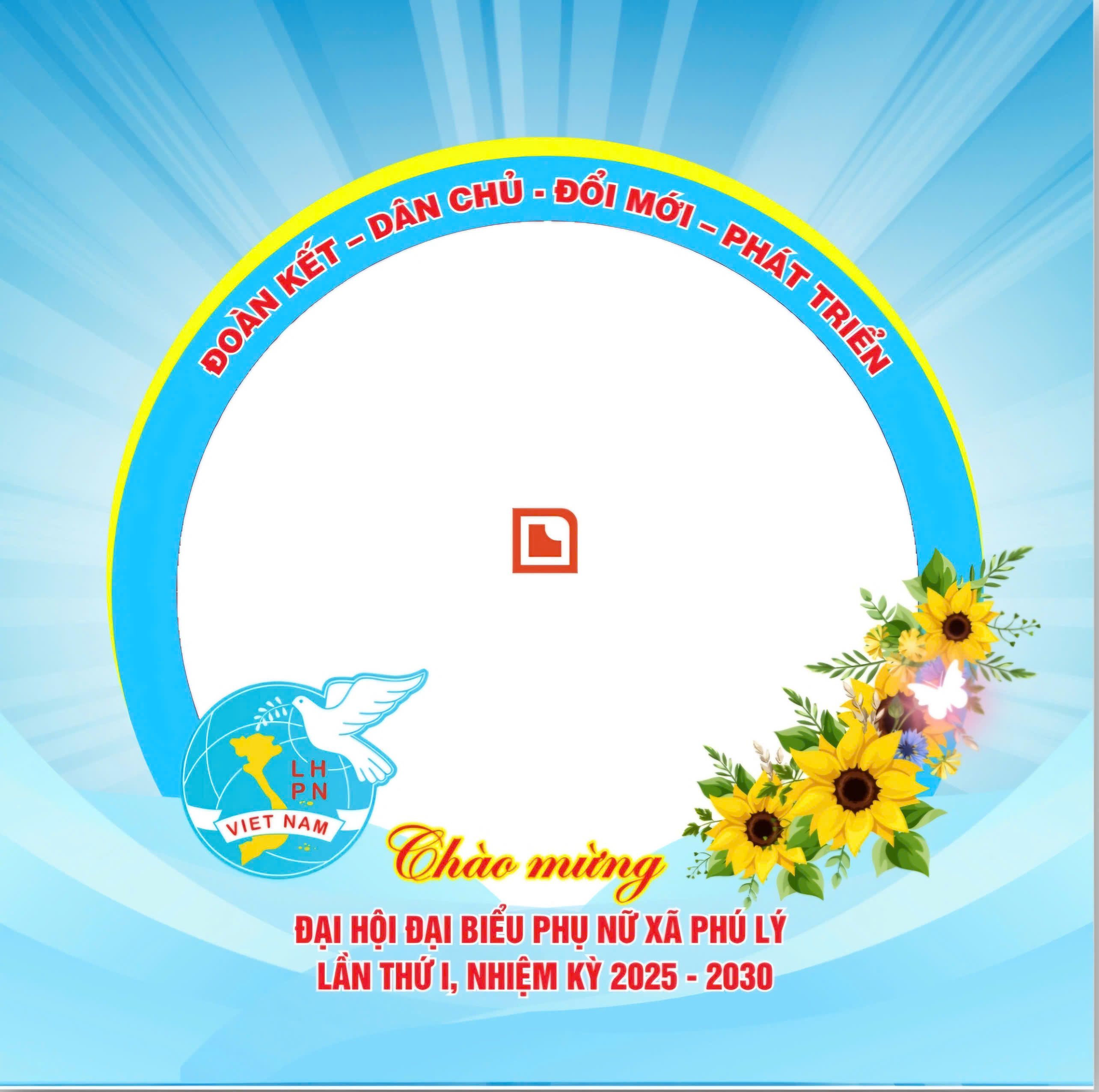 Chào mừng Đại hội đại biểu Phụ nữ xã Phú Lý lần thứ I, nhiệm kỳ 2025-2030