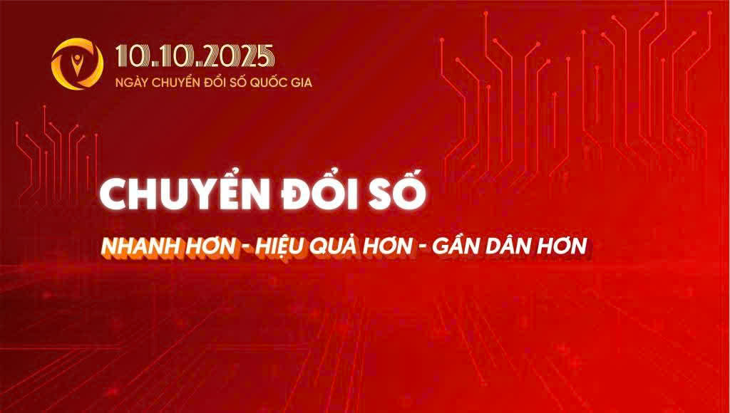 Hưởng ứng ngày Chuyển đổi số Quốc gia 10/10/2025