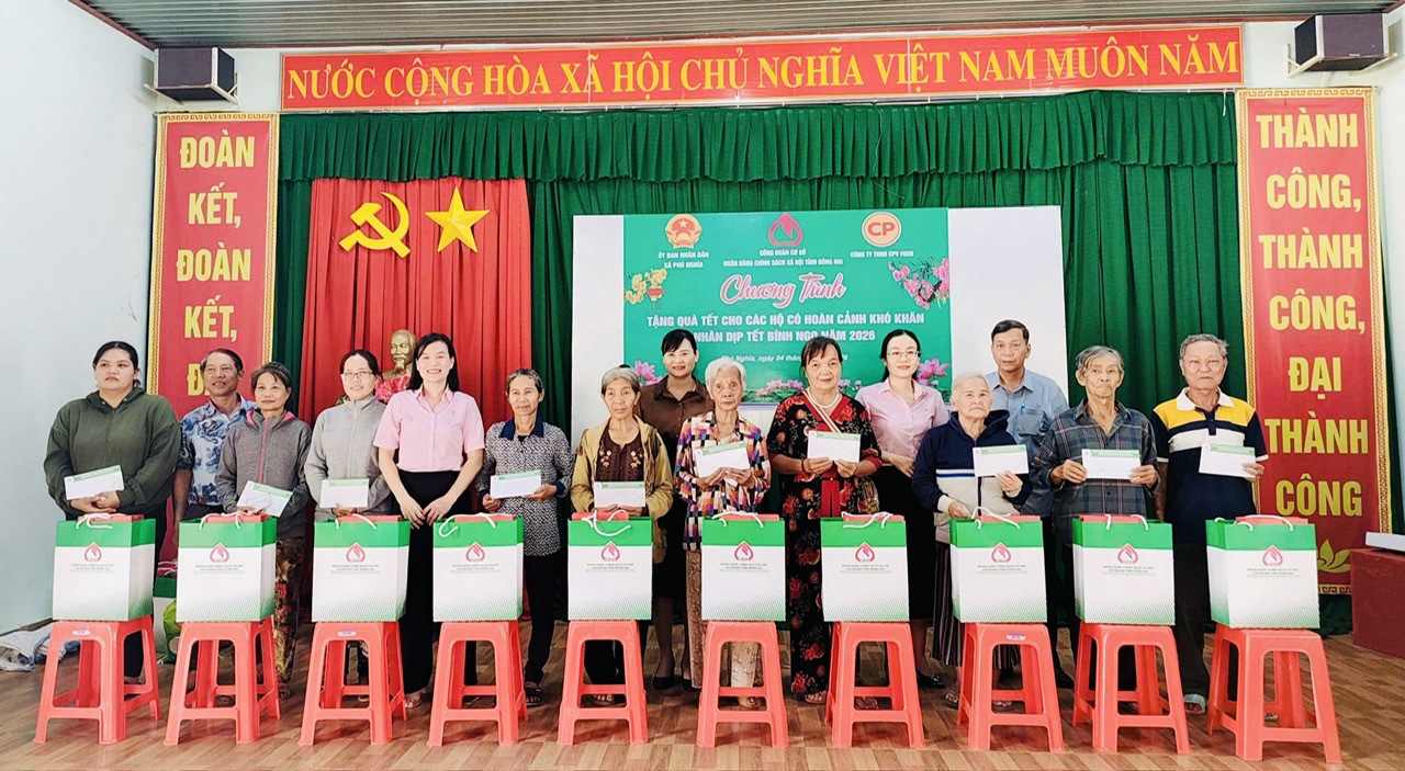 Mang Xuân ấm về với Hộ nghèo, Hộ cận nghèo và các đối tượng chính sách khác