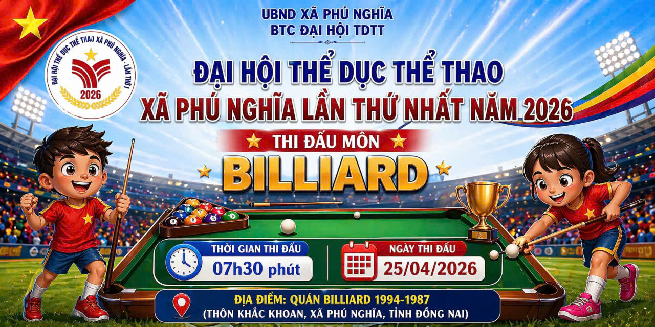 Đại hội thể dục thể thao xã Phú Nghĩa lần thứ I năm 2026