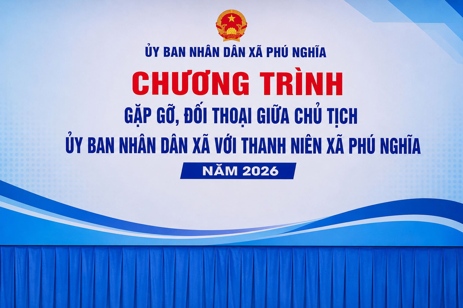 Chương trình gặp gỡ, đối thoại giữa Chủ tịch ủy ban nhân dân xã   với thanh niên xã Phú Nghĩa năm 2026