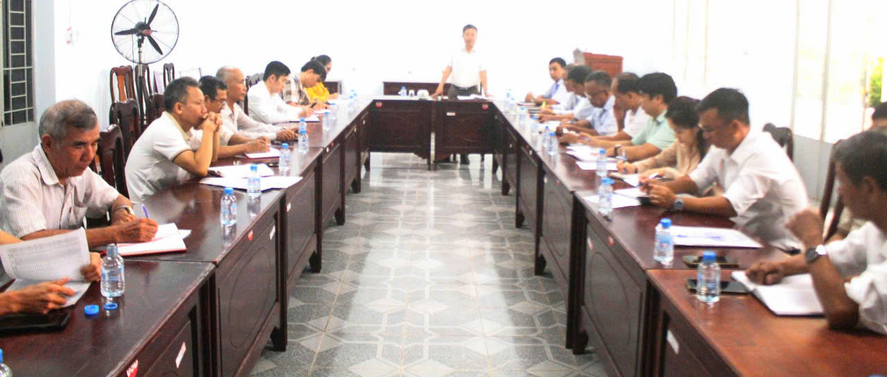 UBND phườngPhước Long họp Ban chỉ đạo và Tổ công tác triển khai thực hiện Chiến dịch 90 ngày xây dựng, hoàn thiện cơ sở dữ liệu đất đai trên địa bàn phường