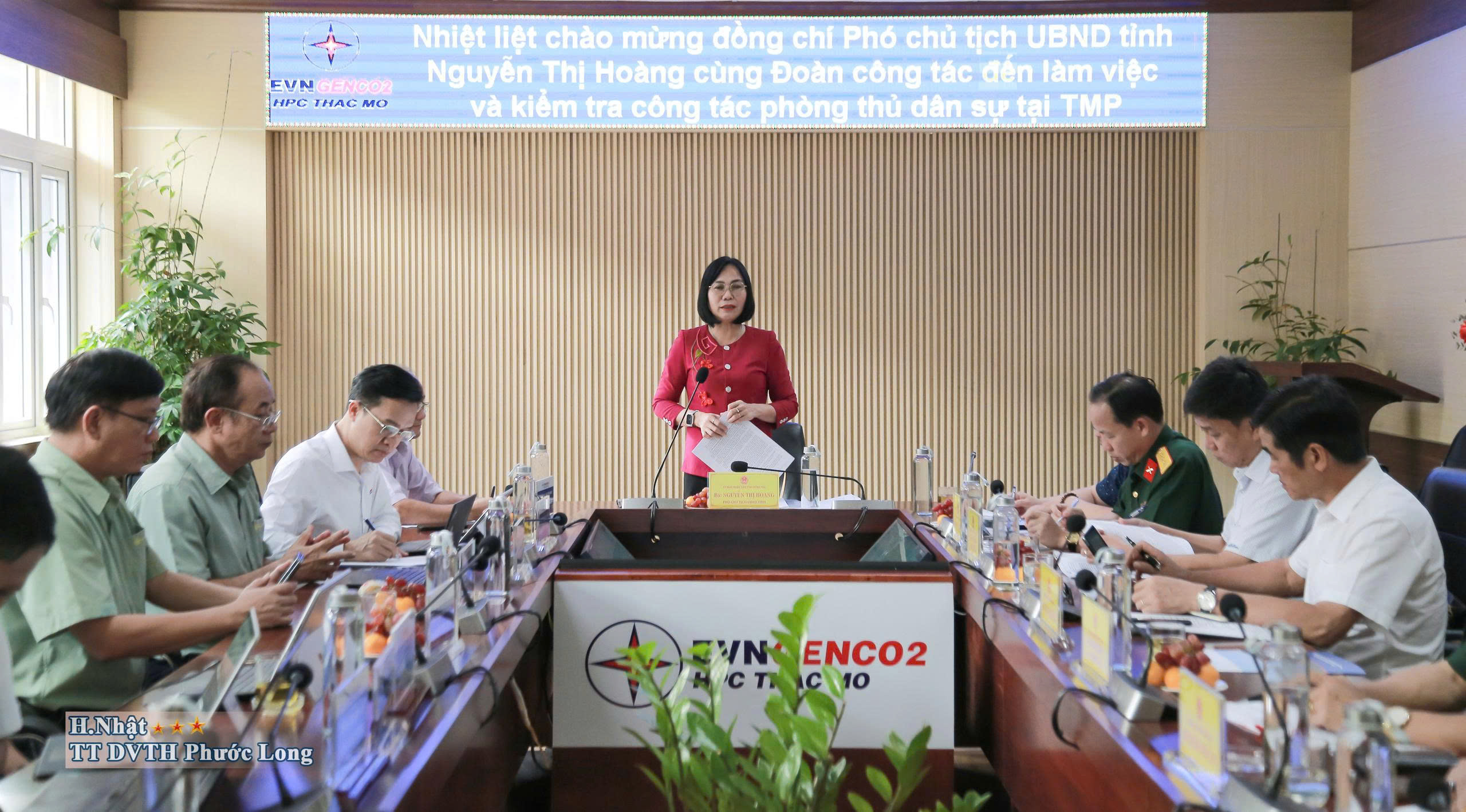 Tỉnh ủy viên, Phó Chủ tịch UBND tỉnh Đồng Nai Nguyễn Thị Hoàng kiểm tra công tác phòng, chống thiên tai Công ty cổ phần Thủy điện Thác Mơ