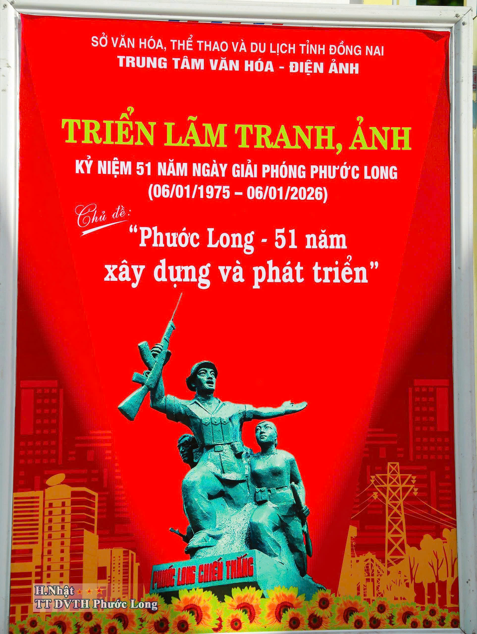 TRIỂN LÃM TRANH, ẢNH KỶ NIỆM 51 NĂM NGÀY GIẢI PHÓNG PHƯỚC LONG