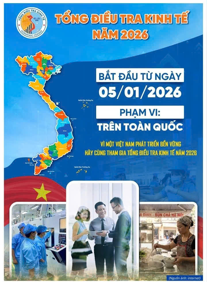 PHƯỜNG PHƯỚC LONG TRIỂN KHAI TỔNG ĐIỀU TRA KINH TẾ NĂM 2026