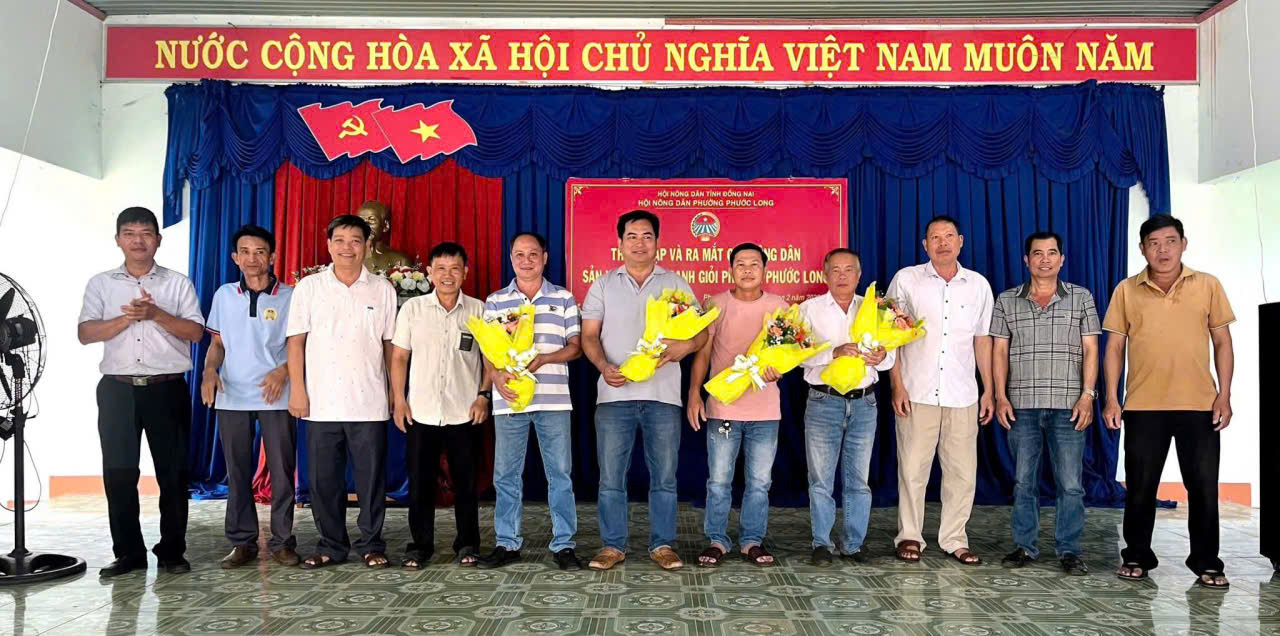 HỘI NÔNG DÂN PHƯỜNG PHƯỚC LONG THÀNH LẬP CÂU LẠC BỘ “NÔNG DÂN SẢN XUẤT KINH DOANH GIỎI”