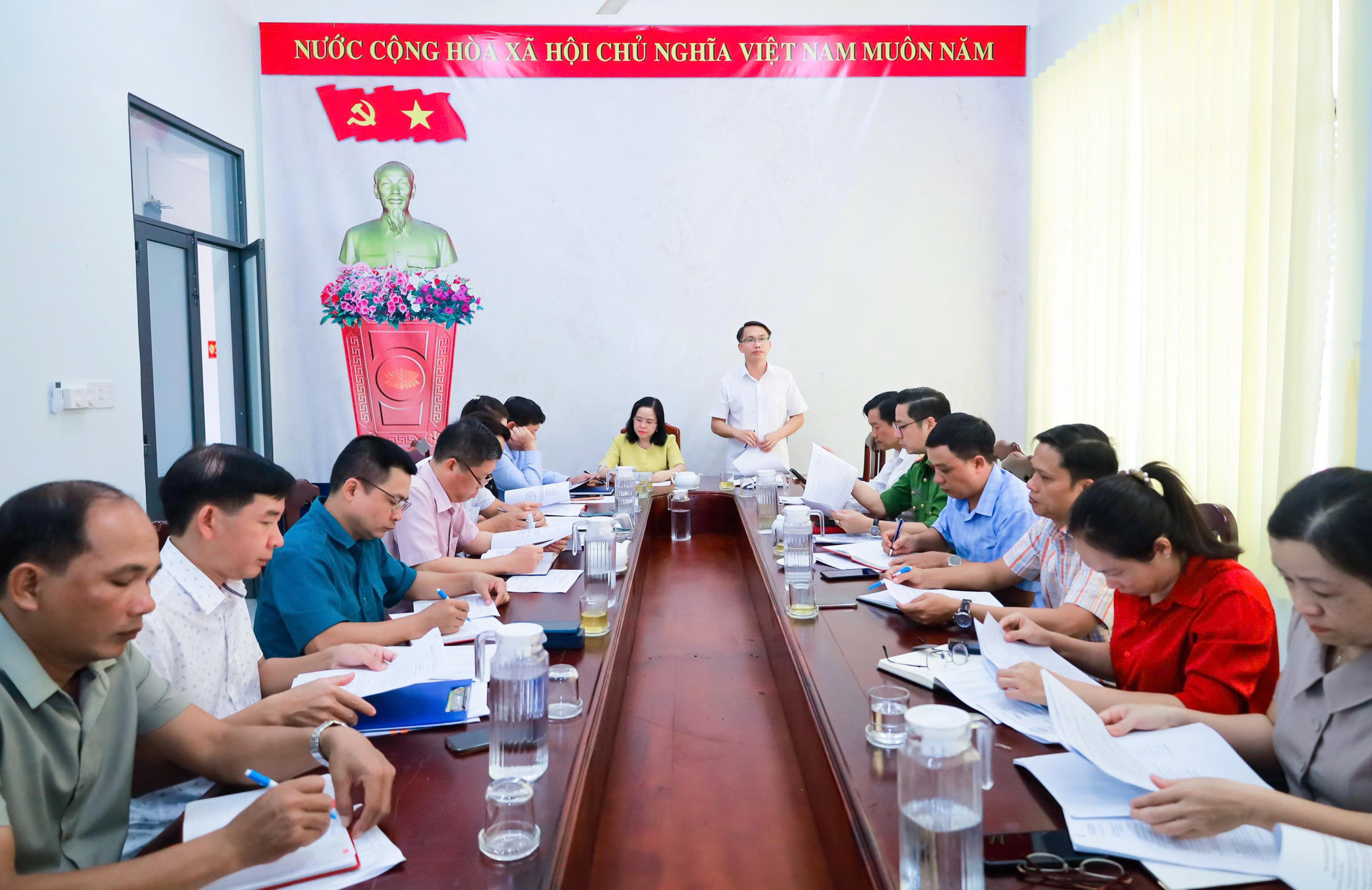 HỌP ỦY BAN BẦU CỬ PHƯỜNG PHƯỚC LONG