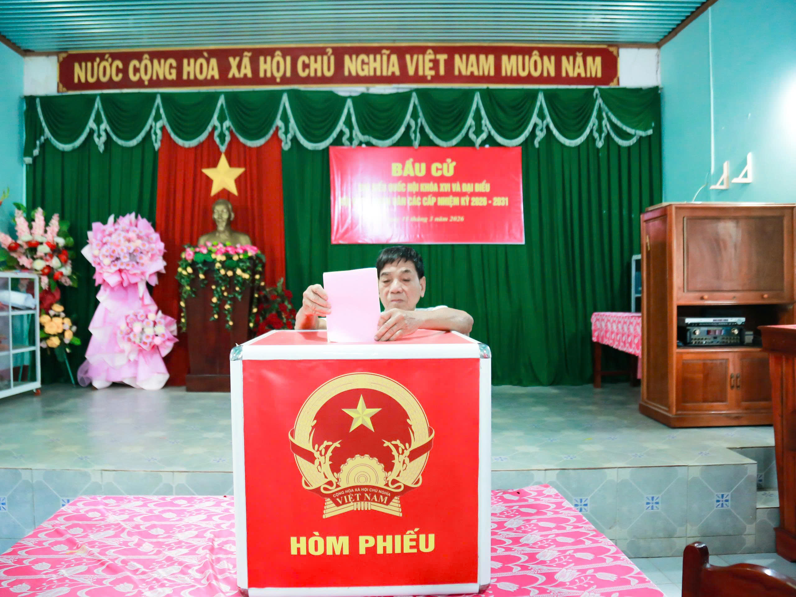 NGHỊ QUYẾT CÔNG BỐ KẾT QUẢ BẦU CỬ VÀ DANH SÁCH NHỮNG NGƯỜI TRÚNG CỬ ĐẠI BIỂU HĐND PHƯỜNG PHƯỚC LONG KHÓA II, NHIỆM KỲ 2026 -2031
