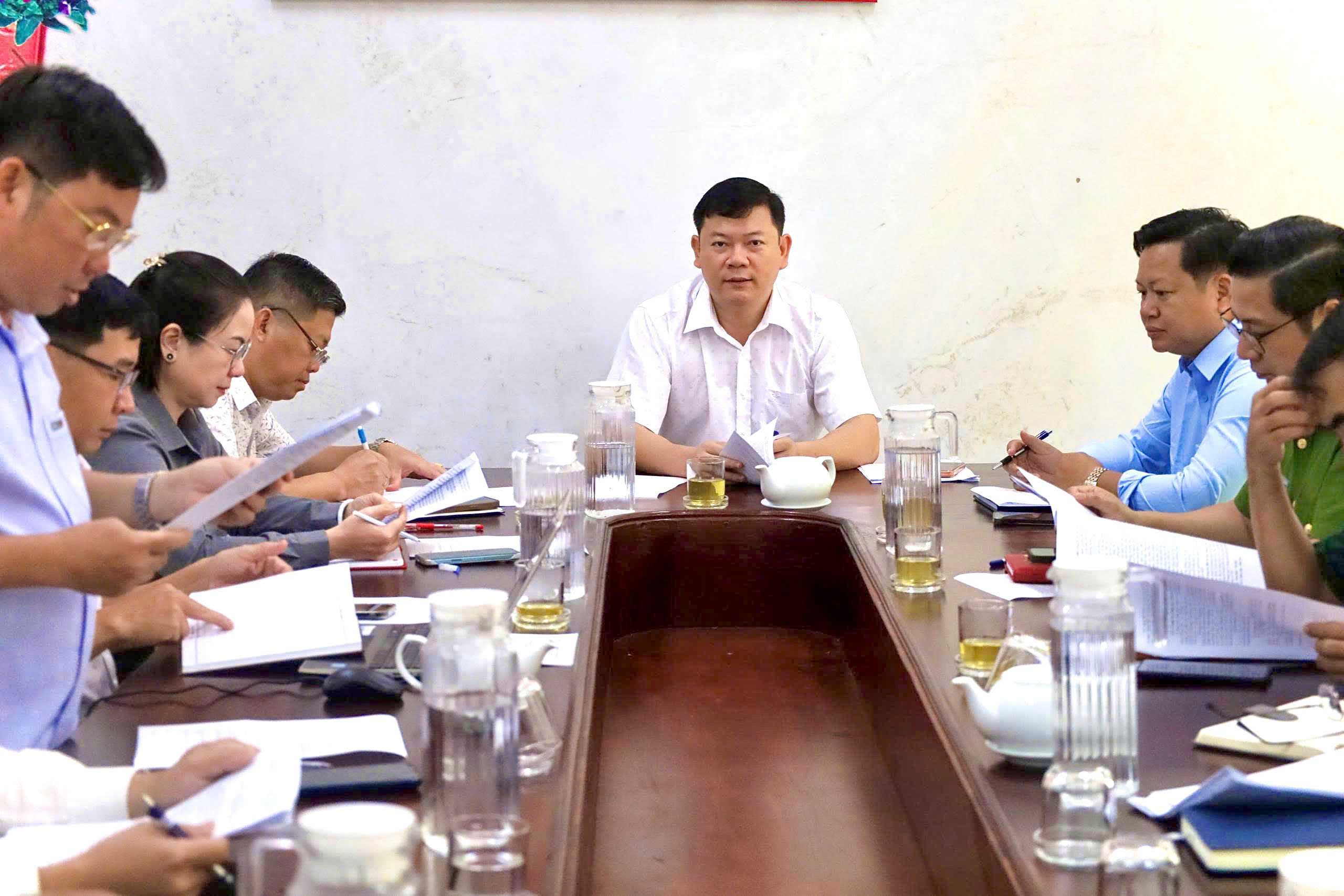 HỌP THÀNH VIÊN UBND PHƯỜNG THƯỜNG KỲ THÁNG 3 NĂM 2026