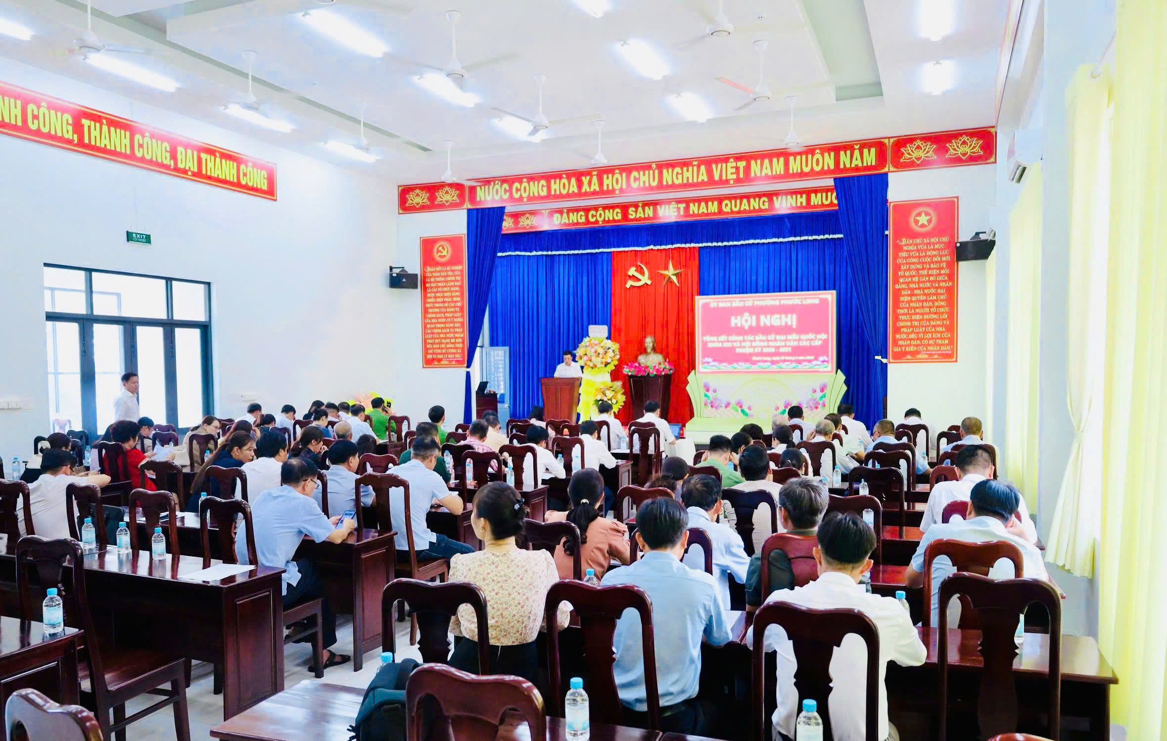 PHƯỜNG PHƯỚC LONG TỔNG KẾT CÔNG TÁC BẦU CỬ ĐẠI BIỂU QUỐC HỘI KHÓA XVI VÀ ĐẠI BIỂU HĐND CÁC CẤP NHIỆM KỲ 2026 – 2031