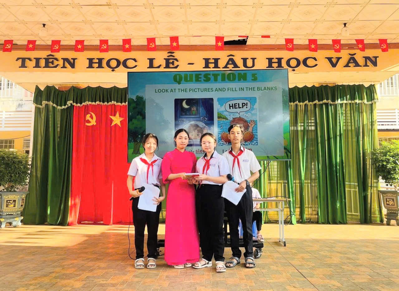 LIÊN ĐỘI TRƯỜNG THCS NGUYỄN VĂN TRỖI TỔ CHỨC CUỘC THI “HÙNG BIỆN TIẾNG ANH” NĂM HỌC 2025–2026
