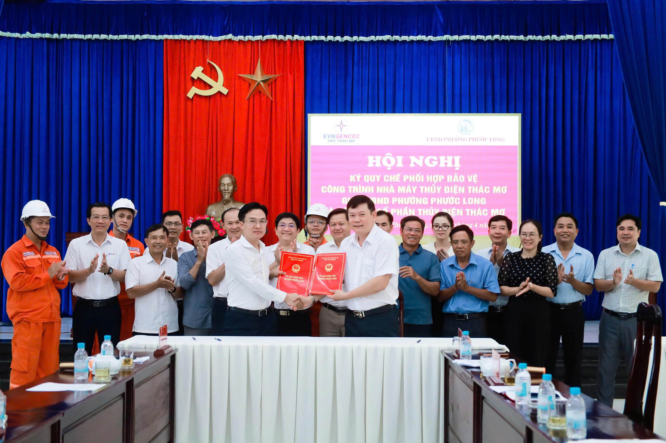 Hội nghị ký kết quy chế phối hợp bảo vệ hồ chứa, công trình Nhà máy Thủy điện Thác Mơ