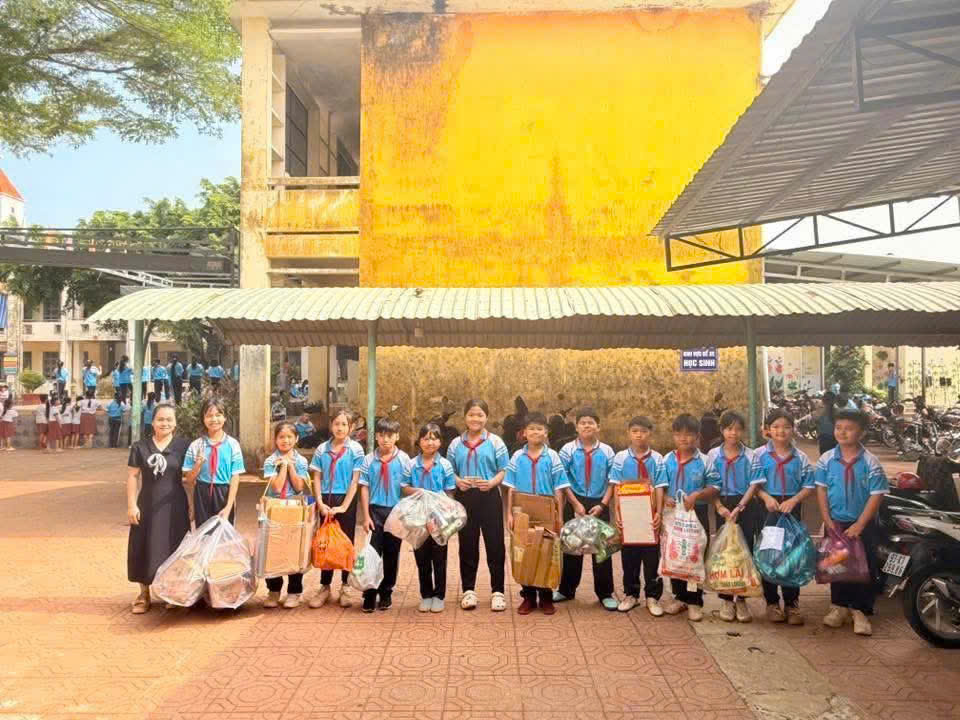 LIÊN ĐỘI TRƯỜNG TIỂU HỌC THÁC MƠ TRIỂN KHAI HIỆU QUẢ PHONG TRÀO “KẾ HOẠCH NHỎ”, GÓP PHẦN XÂY DỰNG CÔNG TRÌNH MĂNG NON