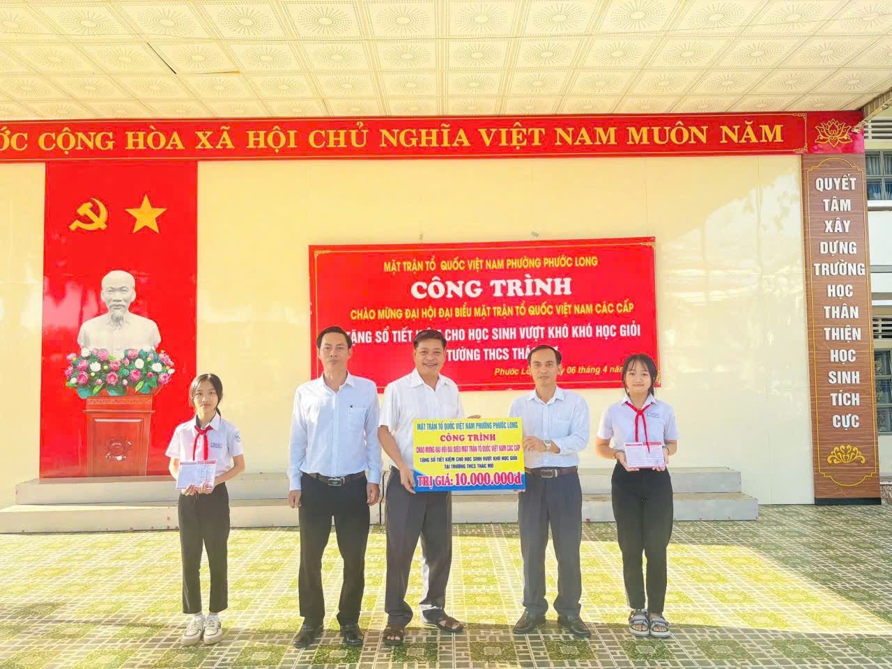 MTTQVN PHƯỜNG PHƯỚC LONG THỰC HIỆN PHẦN VIỆC CHÀO MỪNG ĐẠI HỘI MTTQVN VÀ CÁC TỔ CHỨC CHÍNH TRỊ - XÃ HỘI NHIỆM KỲ 2026–2031