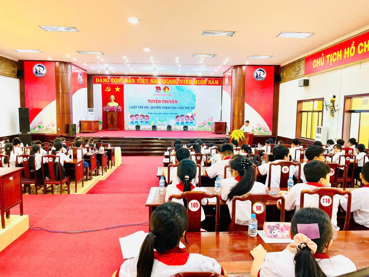 TUYÊN TRUYỀN LUẬT TRẺ EM, QUYỀN THAM GIA CỦA TRẺ EM VÀ RA MẮT CÂU LẠC BỘ TƯ VẤN, TRỢ GIÚP TRẺ EM PHƯỜNG PHƯỚC LONG