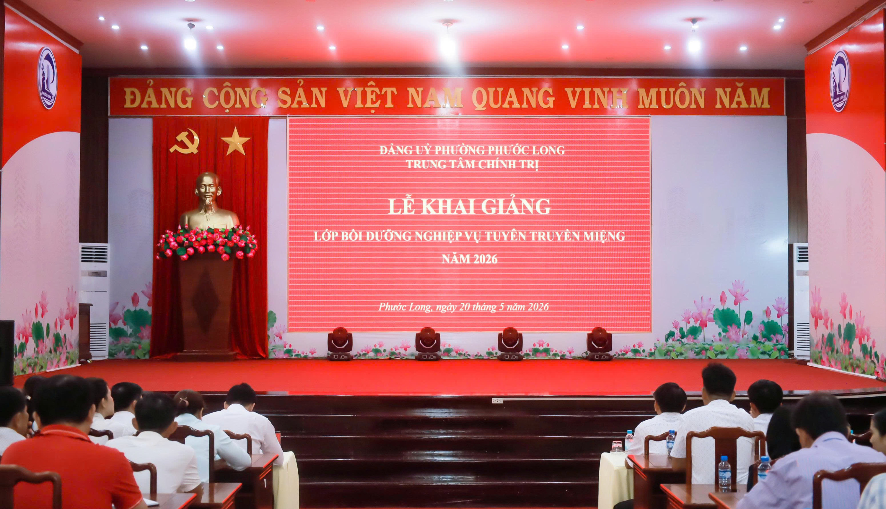 LỄ KHAI GIẢNG LỚP BỒI DƯỠNG NGHIỆP VỤ TUYÊN TRUYỀN MIỆNG NĂM 2026