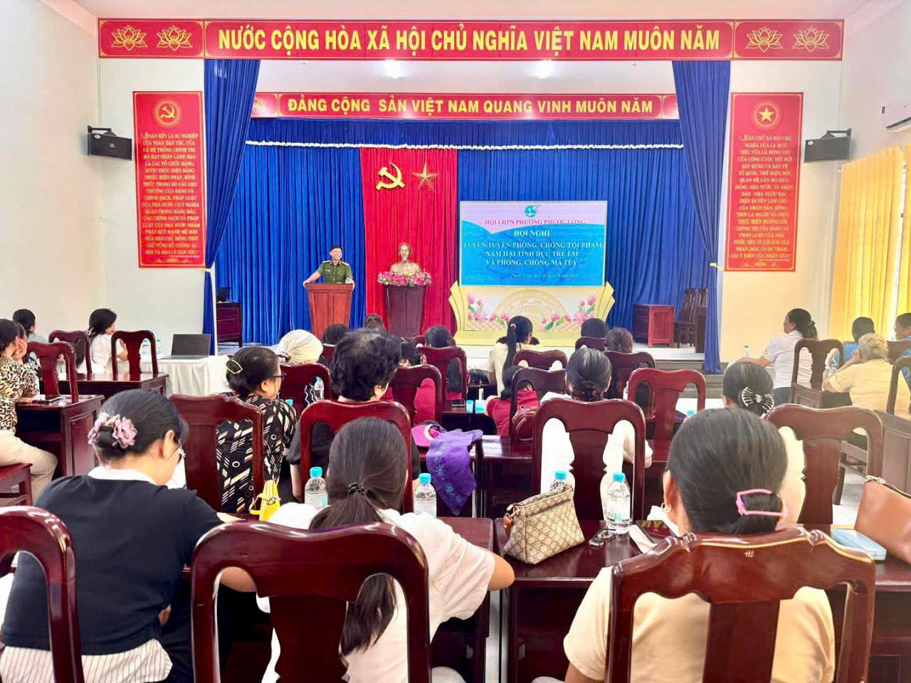 Hội LHPN phường Phước Long tổ chức Hội nghị tuyên truyền phòng, chống tội phạm xâm hại tình dục trẻ em và phòng, chống ma túy