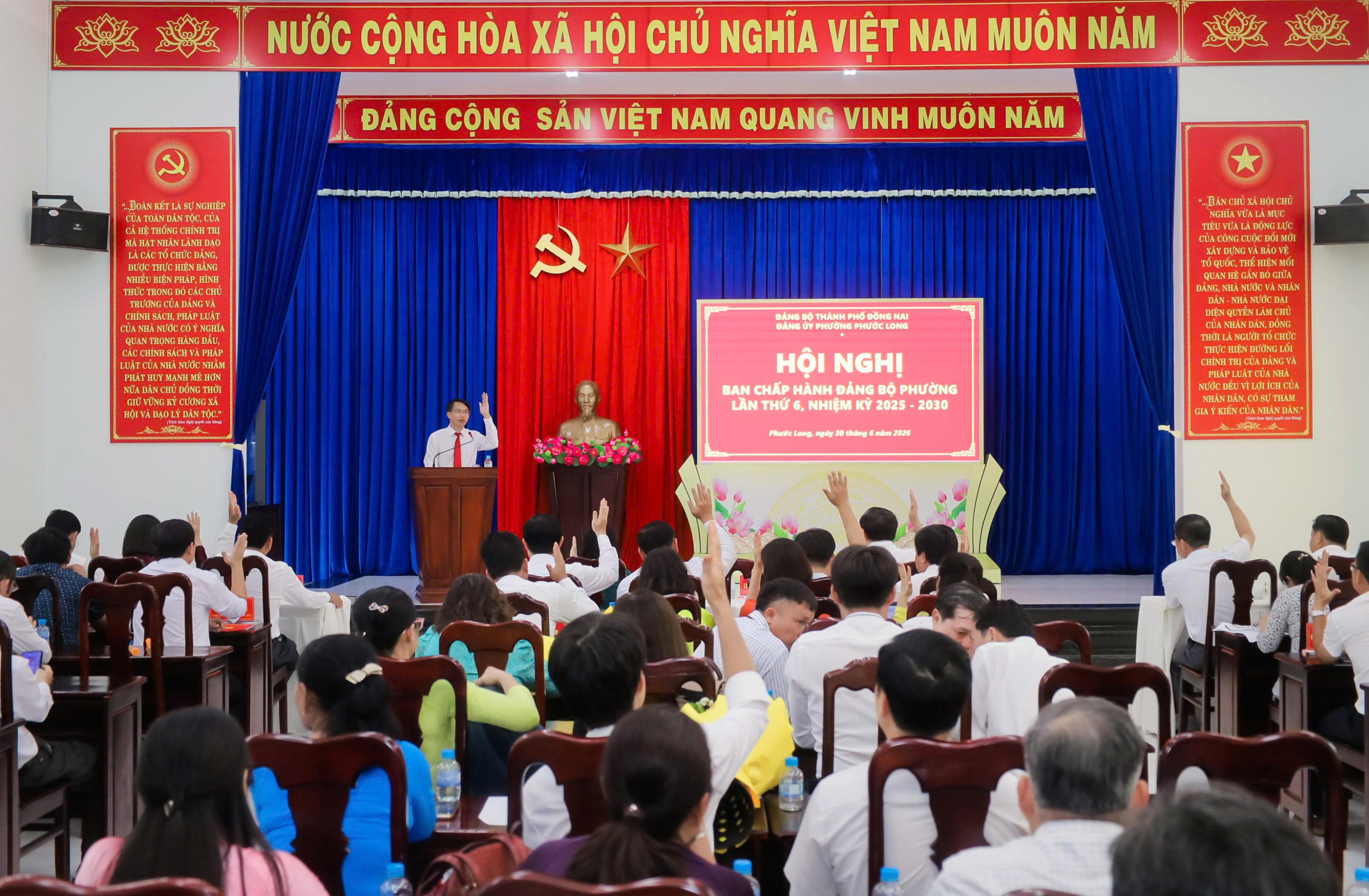 Phường Phước Long: Thu ngân sách Nhà nước đạt 84% dự toán sau 6 tháng đầu năm 2026