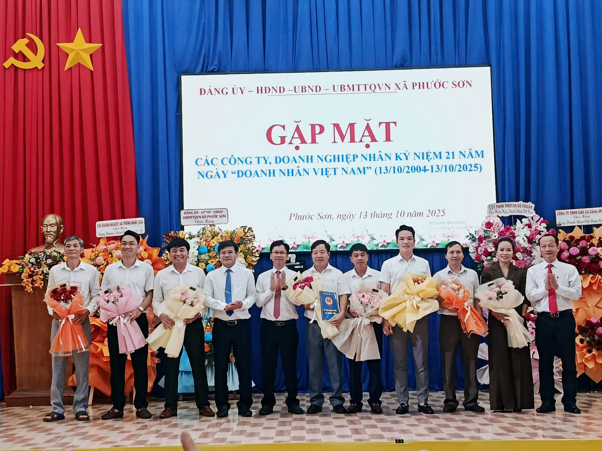 tặng hoa