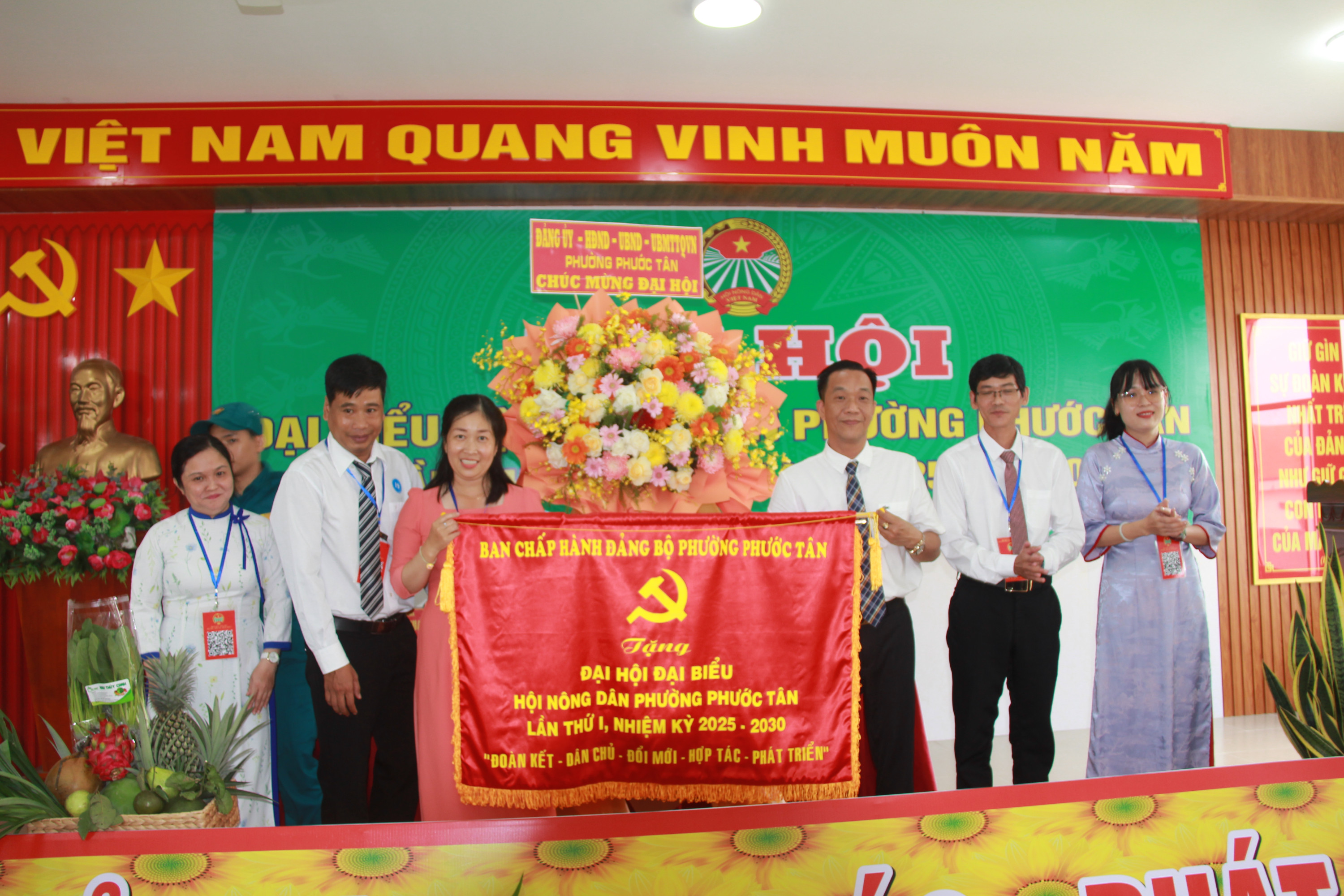 Đại hội Đại biểu Hội Nông Dân phường Phước Tân Nhiệm kỳ 2025 – 2030 thành công tốt đẹp