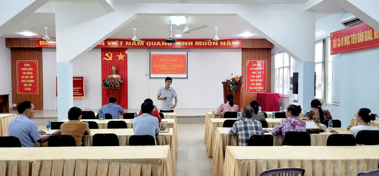 HỘI NÔNG DÂN PHƯỜNG PHƯỚC TÂN TRIỂN KHAI NHIỆM VỤ SAU ĐẠI HỘ