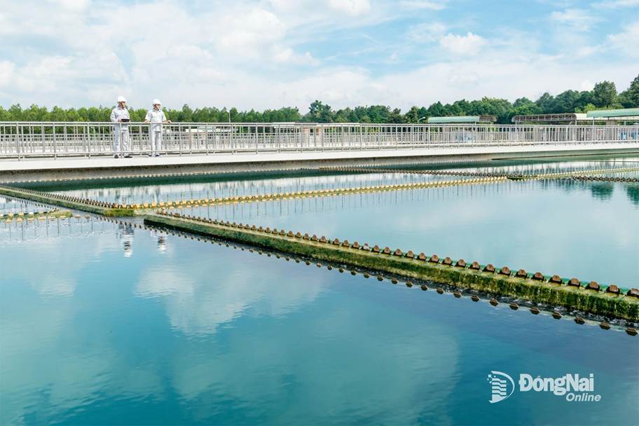 Nhà máy xử lý nước sạch của Công ty cổ phần Cấp nước Đồng Nai. Ảnh: ĐVCC