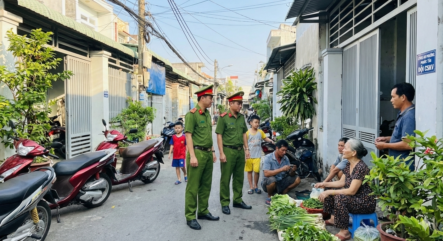 LỊCH LÀM VIỆC CỦA CẢNH SÁT KHU VỰC TẠI KHU PHỐ