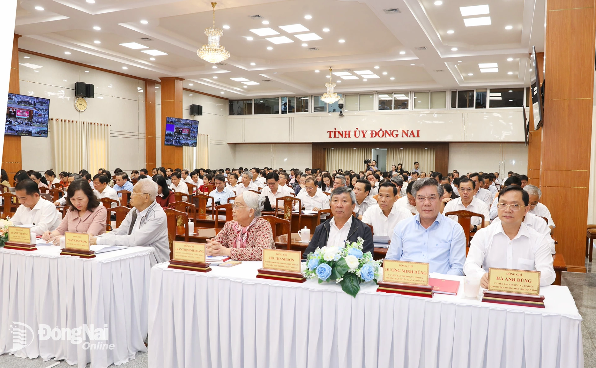 Các đại biểu dự hội nghị. Ảnh: Huy Anh