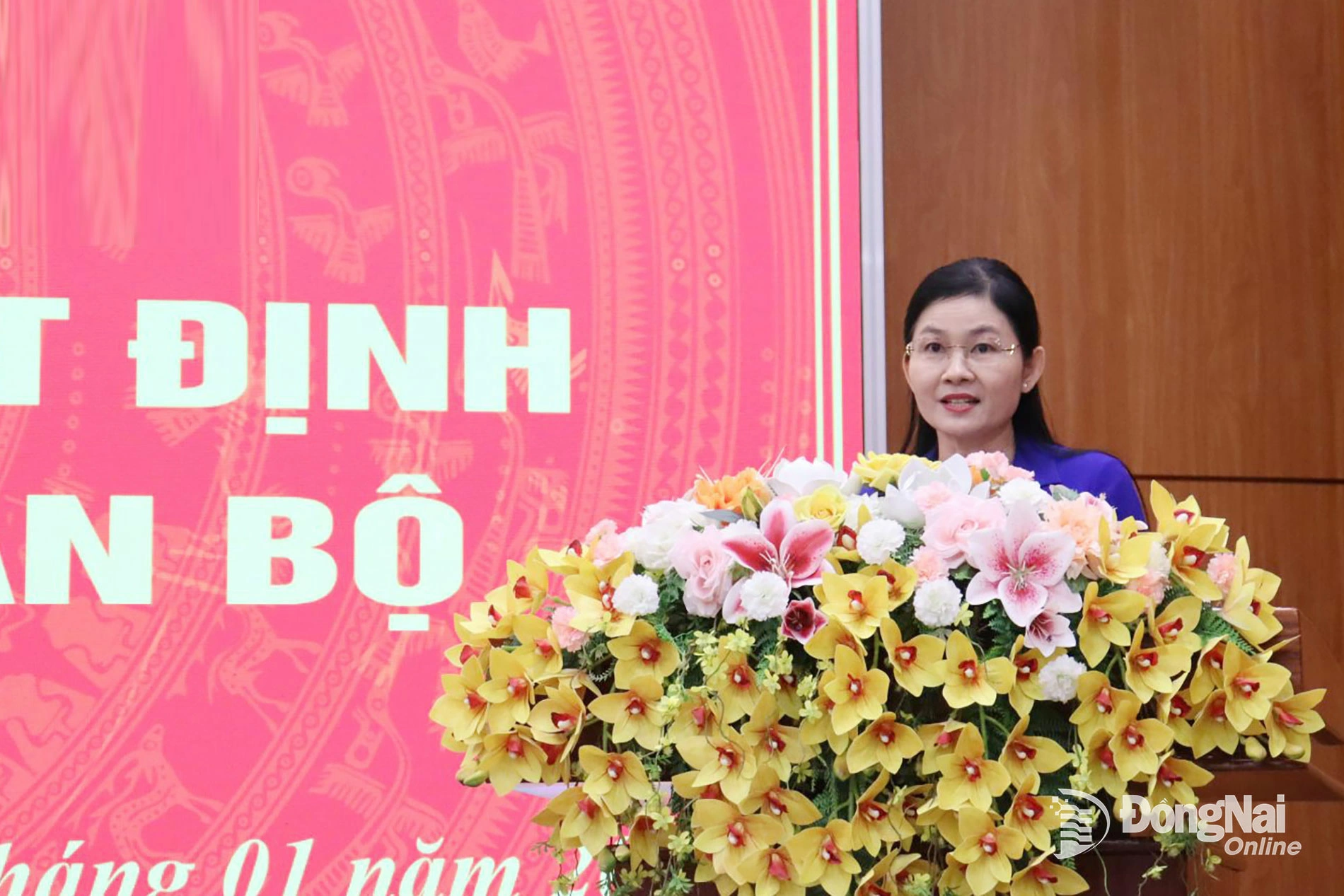 Đồng chí Tôn Ngọc Hạnh, Ủy viên dự khuyết Trung ương Đảng, Phó Bí thư Thường trực Tỉnh ủy, Chủ tịch HĐND tỉnh Đồng Nai phát biểu chỉ đạo tại hội nghị. Ảnh: Nguyệt Hà