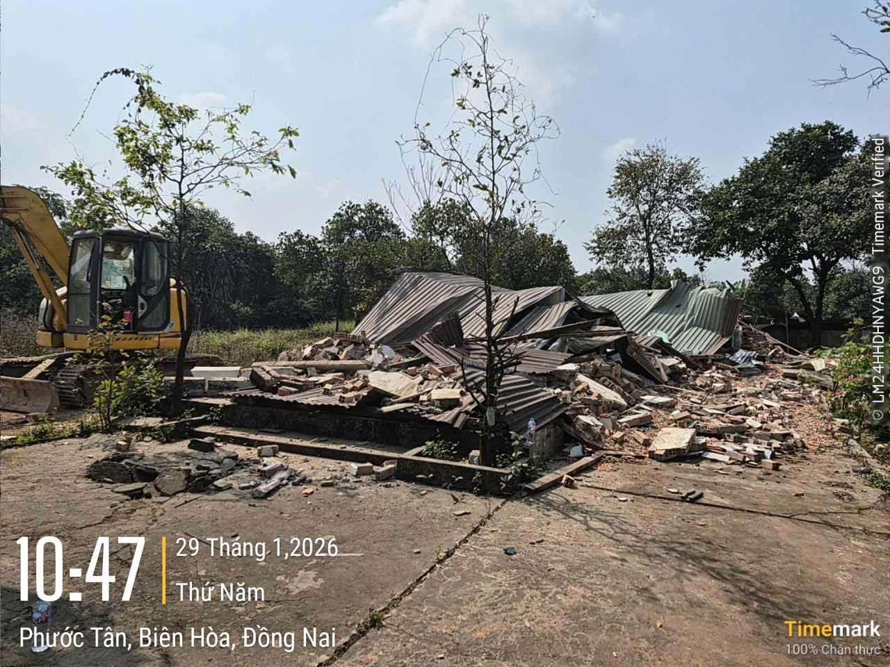 Căn nhà Sau lúc Cưỡng chế tại Tờ BĐ 63 thửa đất 4