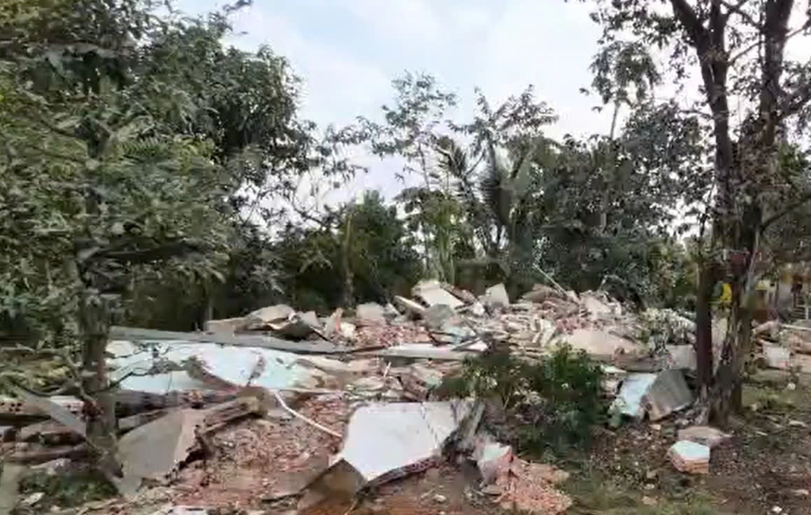 Căn nhà Sau lúc Cưỡng chế tại Tờ BĐ 63 thửa đất 5