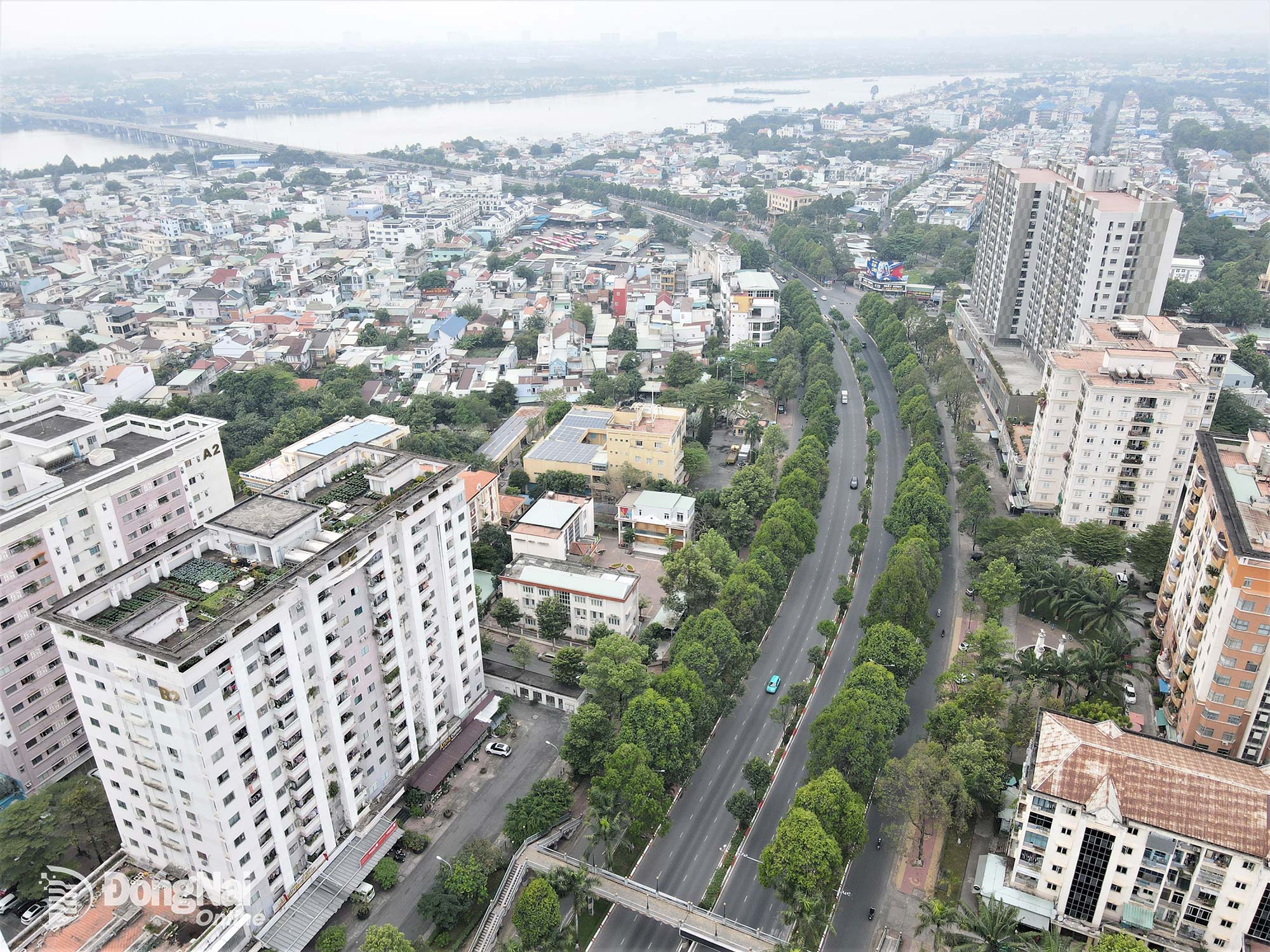 Một góc đô thị phường Trấn Biên, tỉnh Đồng Nai.