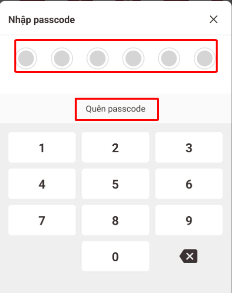 Xác thực Passcode